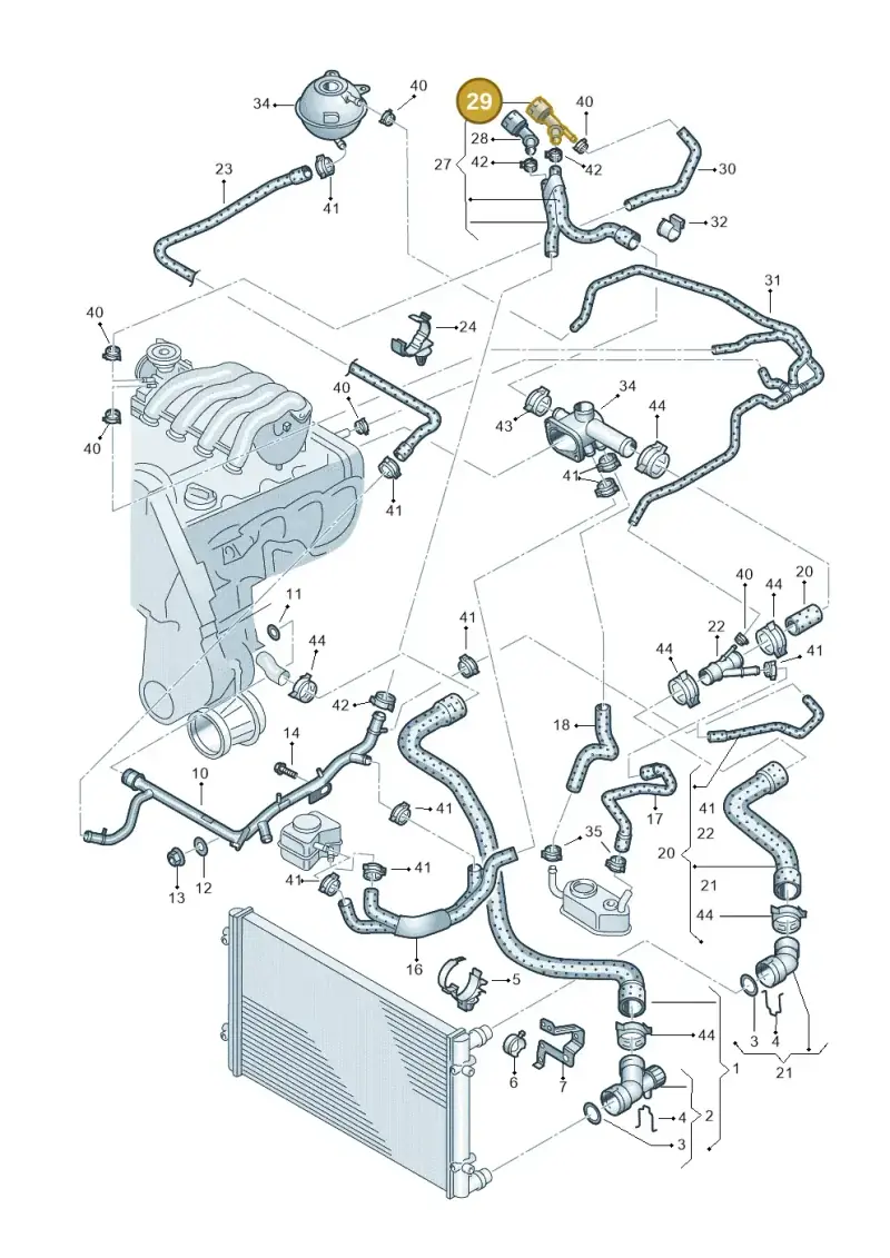 1J0122291B — Volkswagen New Beetle             06> (2005-) diagram 194121240, position 29