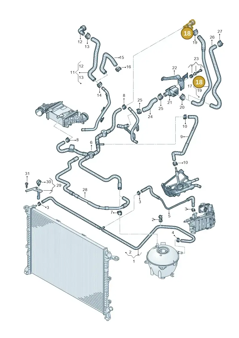 1J0122291B — Volkswagen MAN TGE 55 (2016-2021) diagram 806121320, position 18