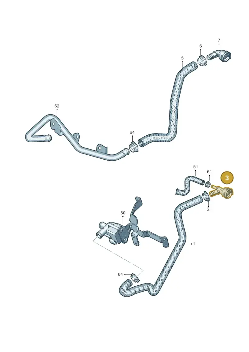 1J0122291B — Volkswagen MAN TGE 55 (2016-2021) diagram 806121000, position 3