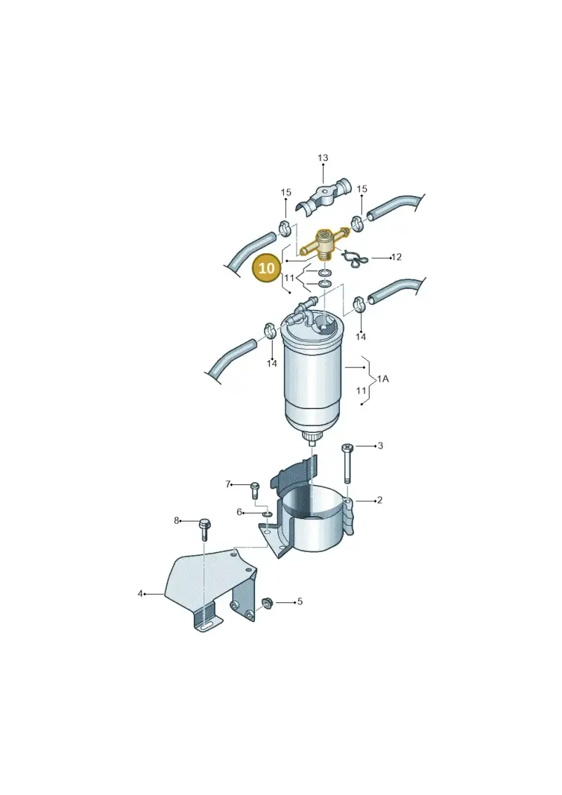1J0127247A — Volkswagen New Beetle             06> (2005-) diagram 206127350, position 10