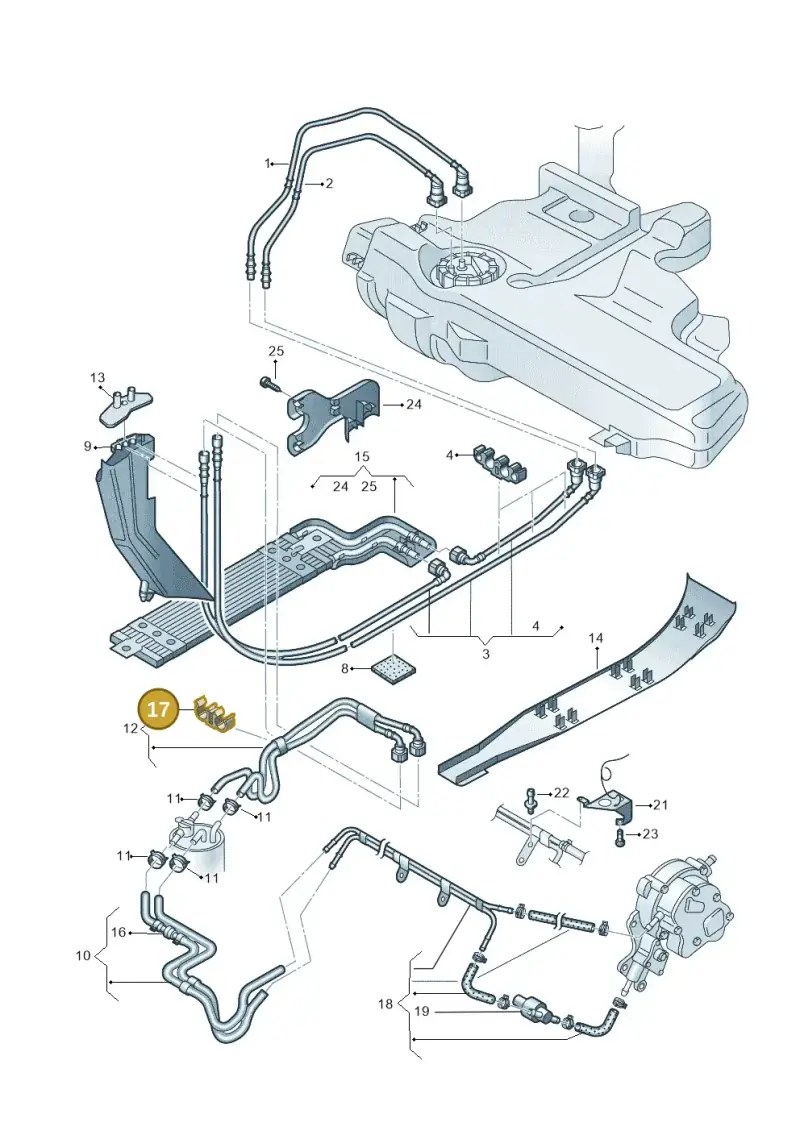 1J0130325 — Volkswagen New Beetle             06> (2005-) diagram 194201260, position 17