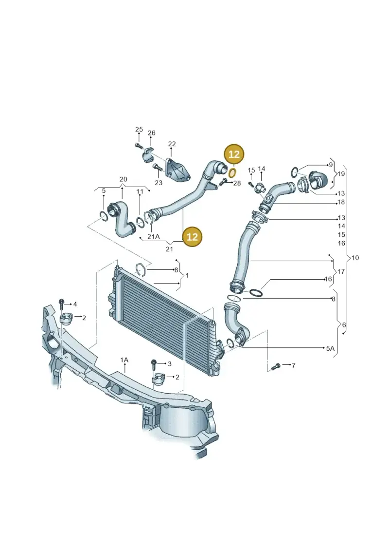 1J0145769F — Volkswagen Sharan (2008-2010) diagram 406145730, position 12