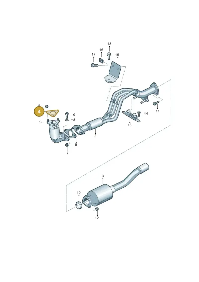 1J0253115S — Volkswagen POLO (2005-) diagram 194253520, position 4