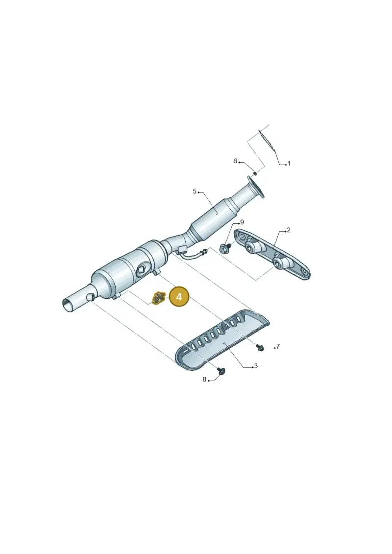 1J0253270A — Volkswagen Jetta 2.0 (2015-2015) diagram 449253620, position 4