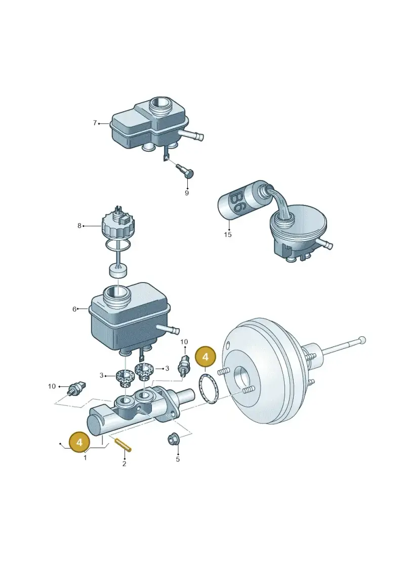 1J0611243A — Volkswagen New Beetle             06> (2005-) diagram 194611100, position 4