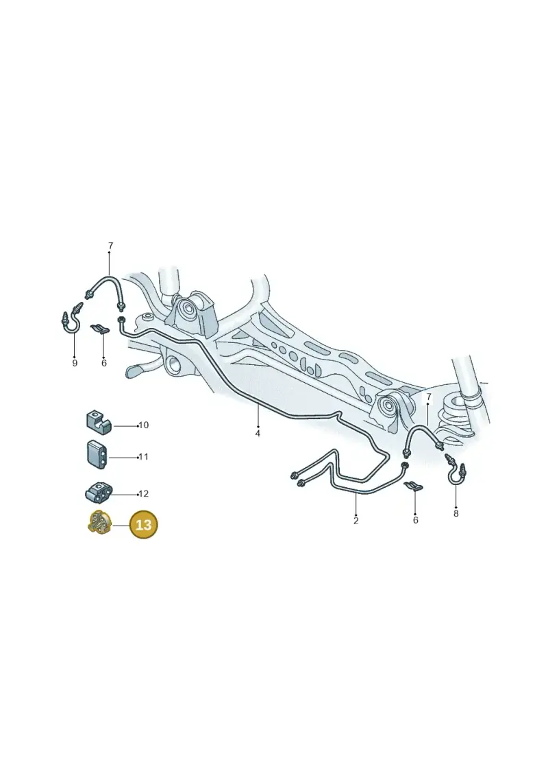 1J0611853A — Volkswagen Jetta 2.0 (2015-2015) diagram 880611310, position 13