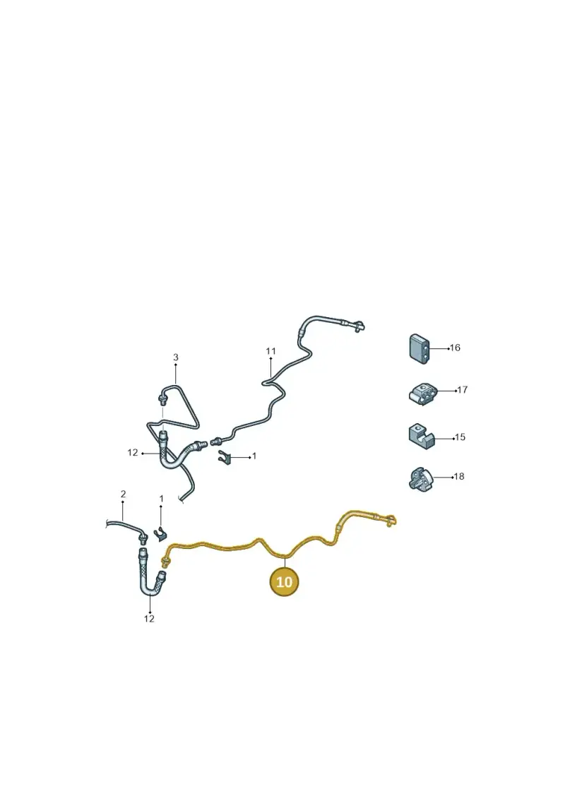 1J0614749 — Volkswagen Gran Lavida (2015-2018) diagram 876611300, position 10