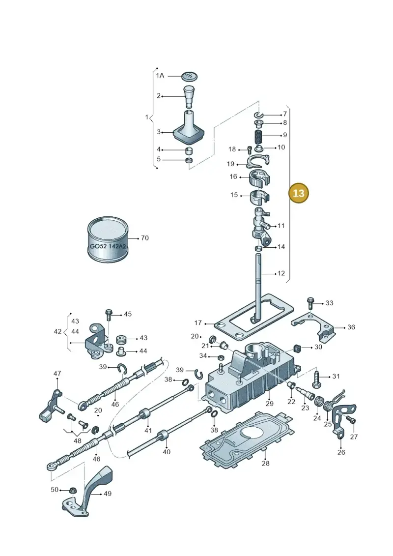 1J0711112E — Volkswagen New Beetle             06> (2005-) diagram 194711300, position 13