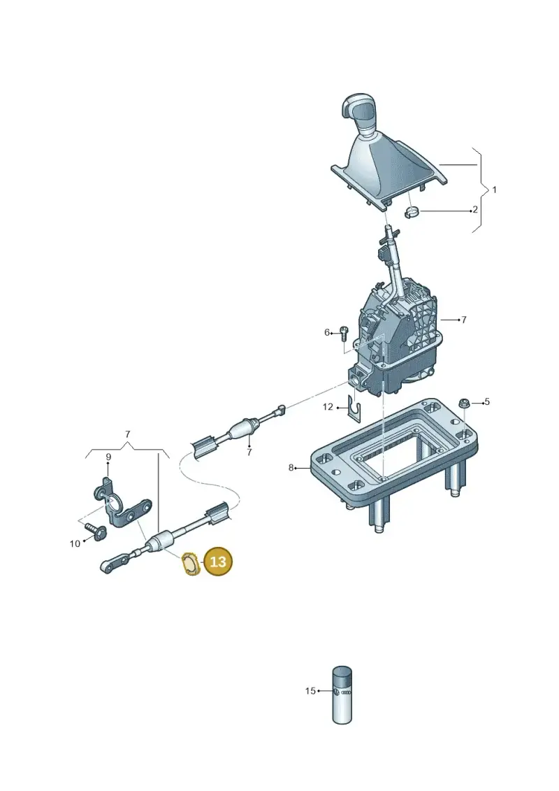 1J0711280C — Volkswagen Amarok twin cab (2022-) diagram 894713100, position 13