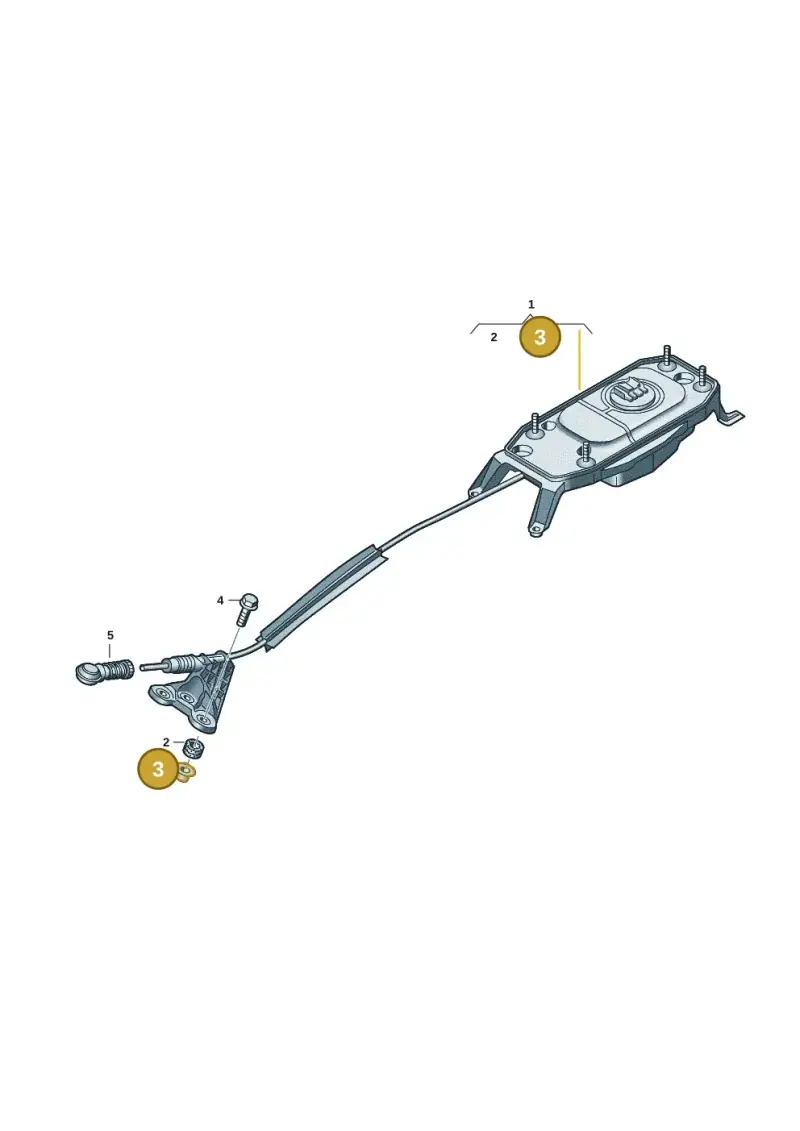1J0711795D — Volkswagen Passat estate (2023-) diagram 3j0711400, position 3