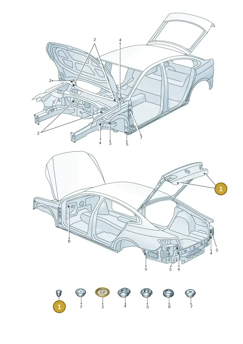 1J0827713 — Volkswagen Arteon (2017-2023) diagram 828803350, position 1