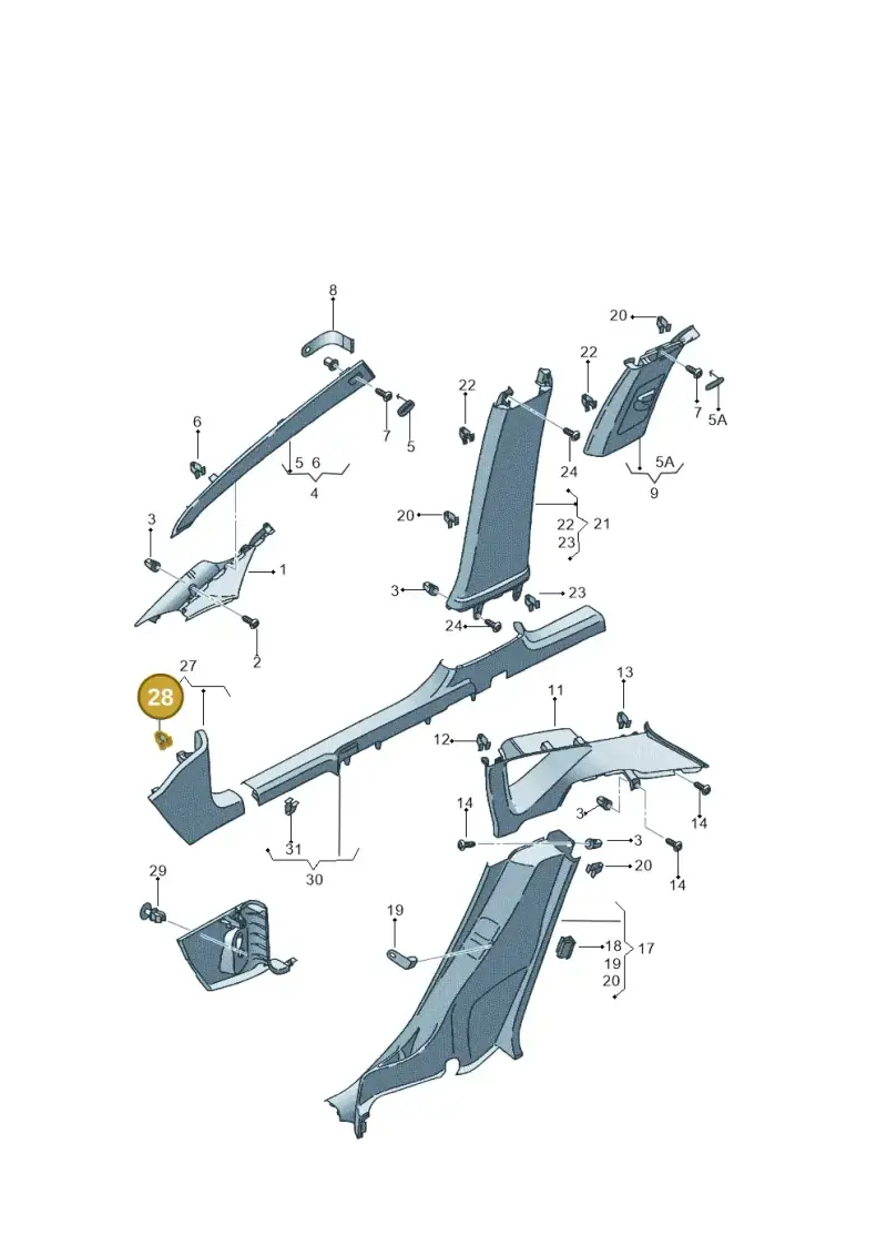 1J0864247 — SEAT TOLEDO                 05> (2004-) diagram 418867650, position 28