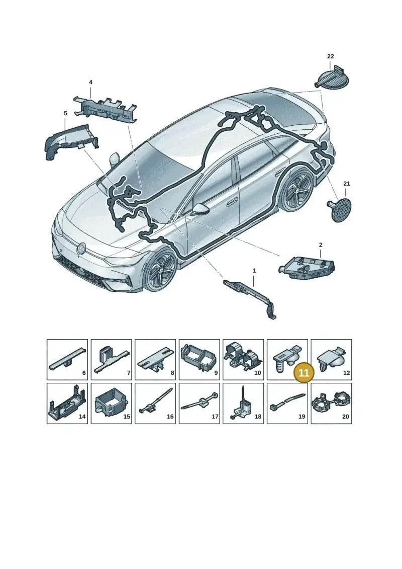 1J0906029A — Volkswagen ID.7 Limousine Pro (2023-) diagram 14b972001, position 11