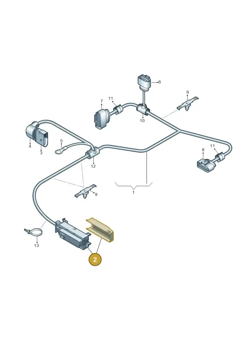 1J0906380B — SEAT Altea XL (2013-) diagram 412972200, position 2
