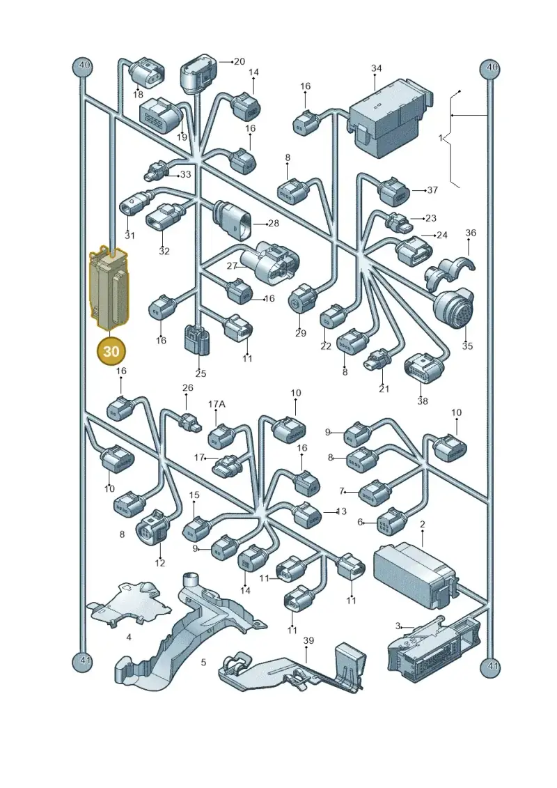 1J0906380B — Volkswagen New beetle (2011-2016) diagram 715971810, position 30