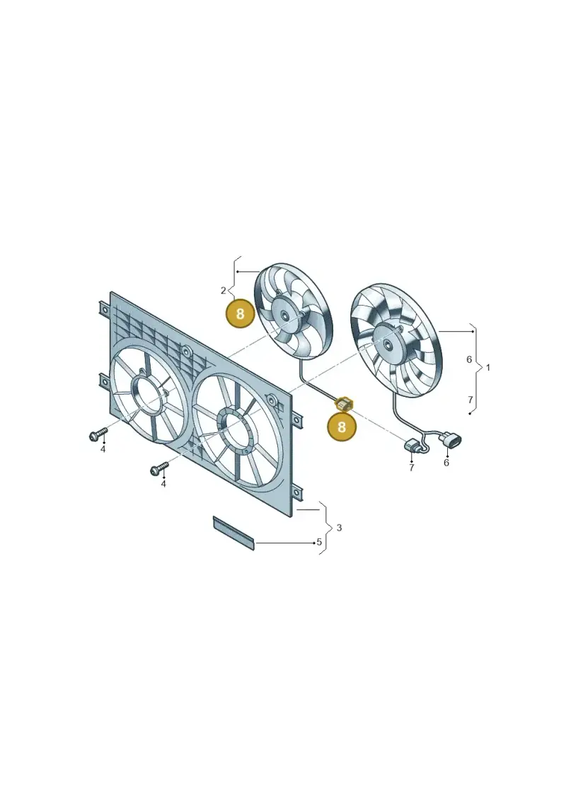 1J0906444 — Volkswagen Tiguan 2.0 (2023-) diagram 829959500, position 8