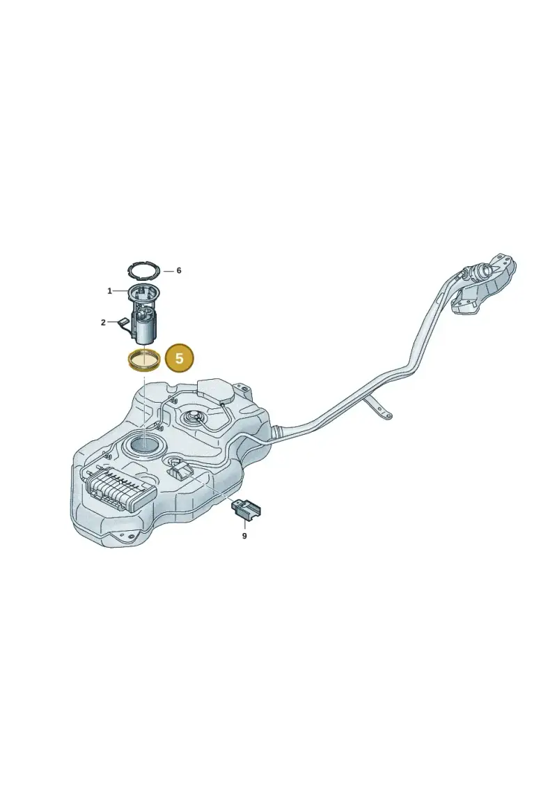 1J0919133B — Volkswagen Multivan (2021-) diagram 7t0919300, position 5