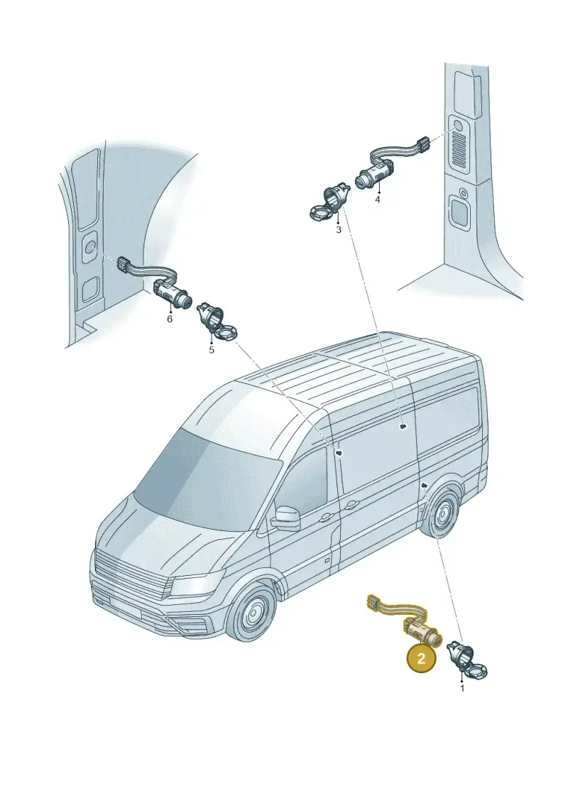 1J0919309B — Volkswagen E-Crafter 35 (2018-2024) diagram 806919220, position 2