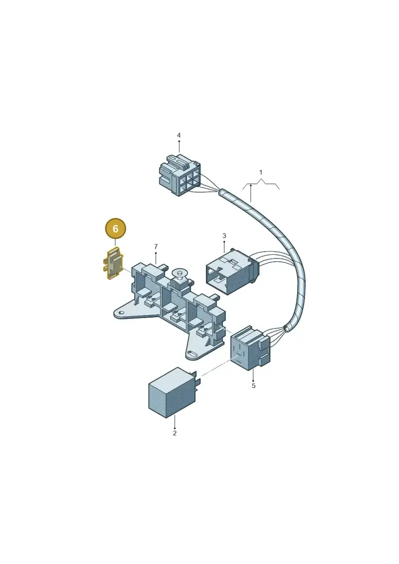 1J0937510 — Volkswagen LUPO/3L TDI (1998-2003) diagram 231972320, position 6