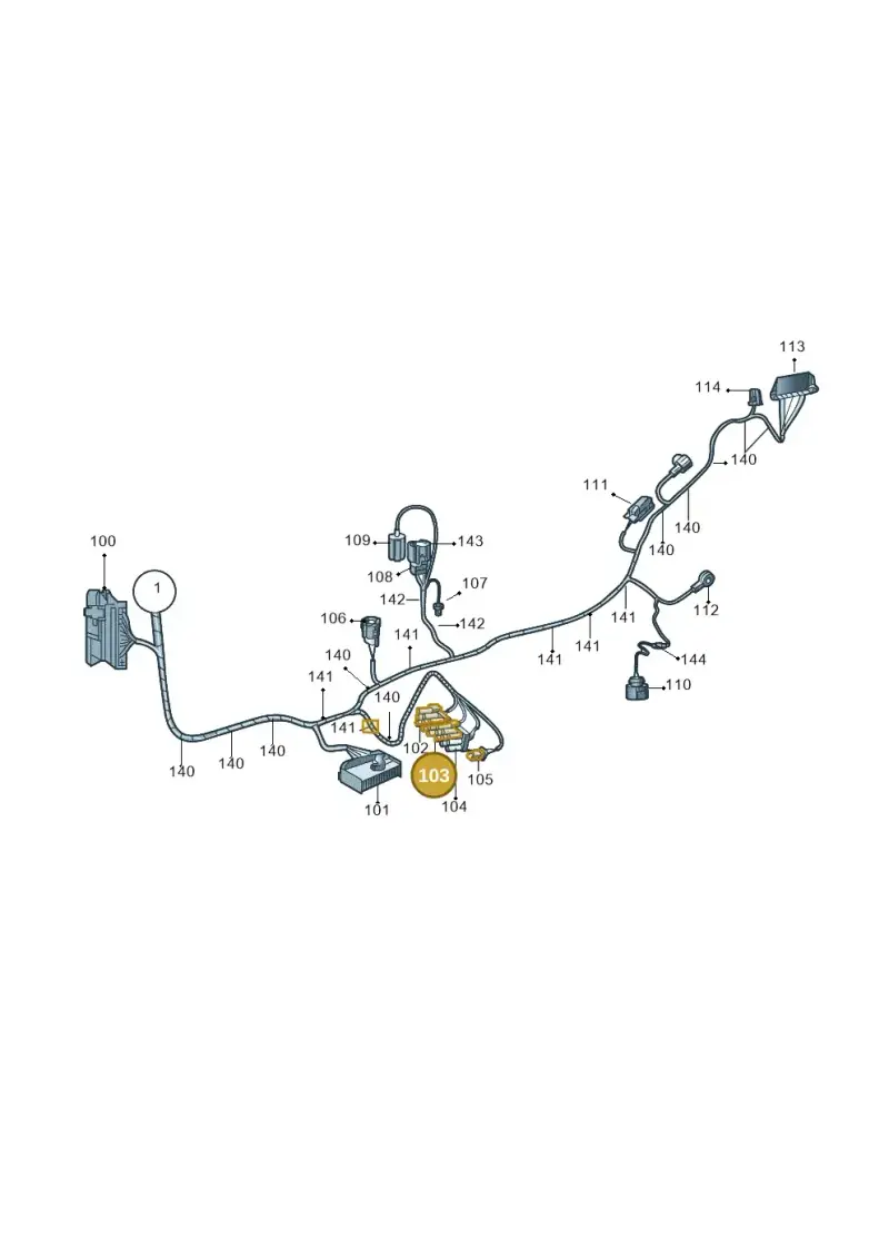 1J0937713B — Skoda Fabia Scout (2010-2014) diagram 608971960, position 103