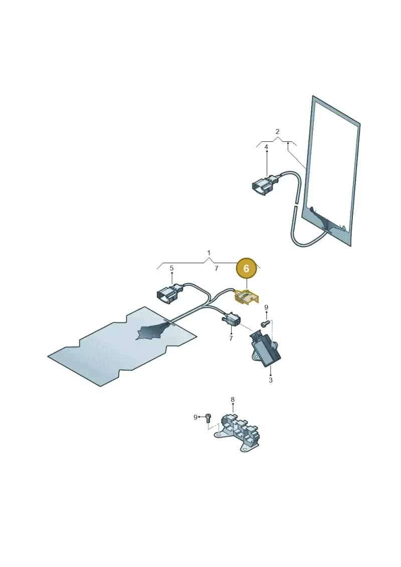 1J0937723 — Volkswagen Caddy Maxi Kombi (2010-2015) diagram 690963000, position 6