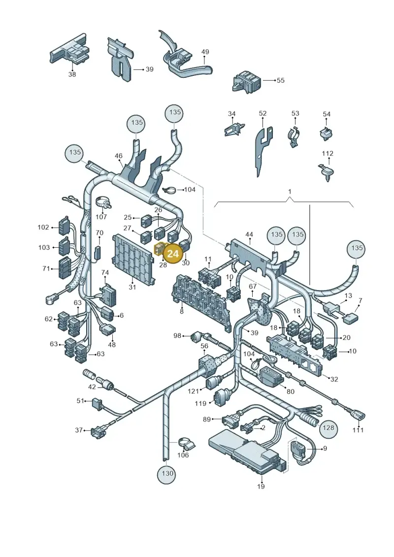 1J0937723B — Volkswagen New Beetle             06> (2005-) diagram 201971800, position 24