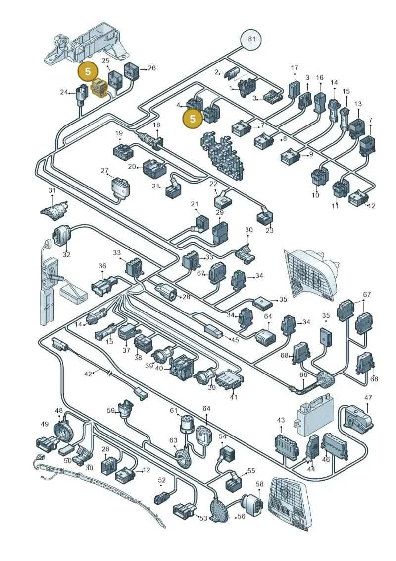 1J0937743B — Audi A4/S4/Av./qu.     05> (2005-) diagram 454971810, position 5