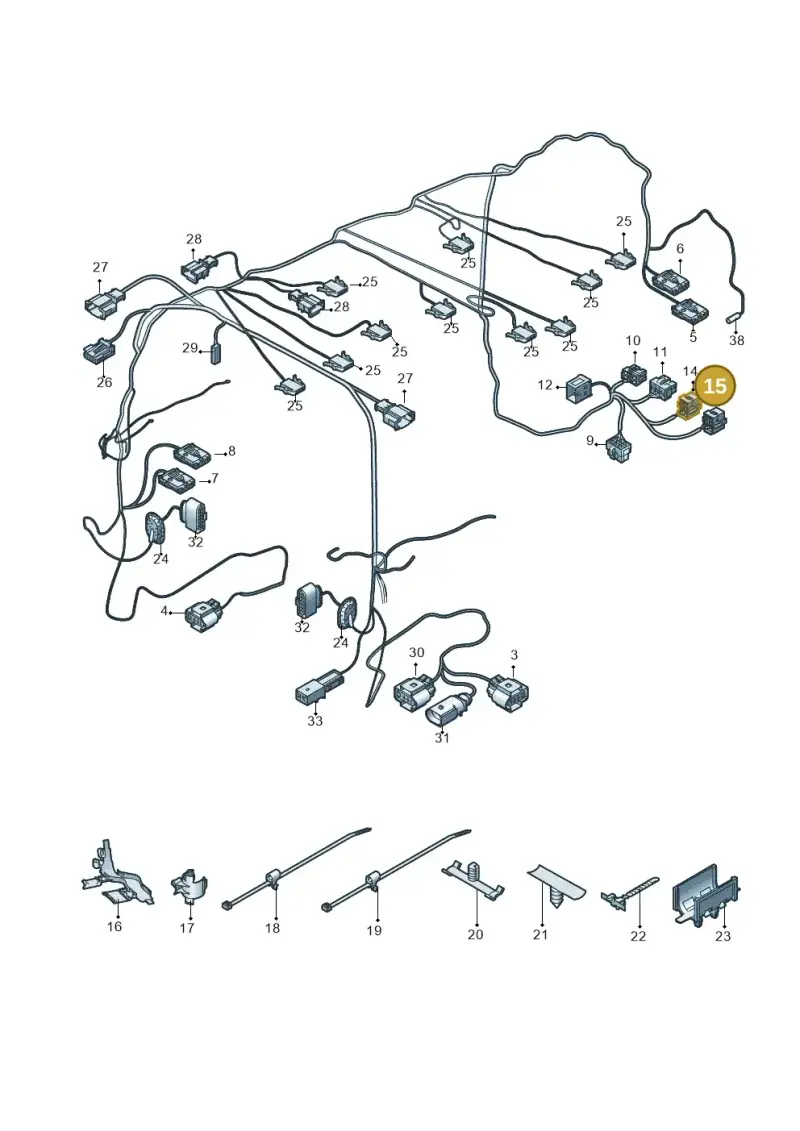 1J0937743D — Volkswagen Transp. caravelle (2011-2015) diagram 410972860, position 15