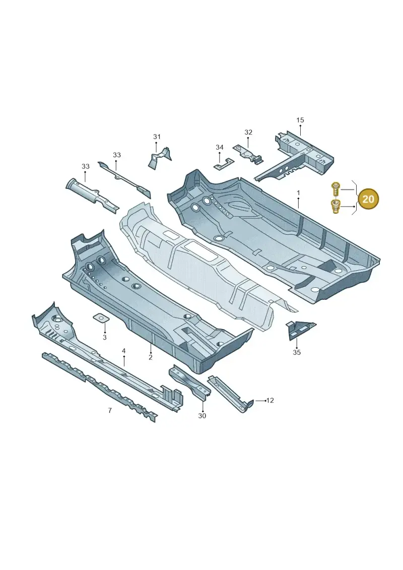 1J0971240C — Volkswagen POLO CLASSIC       "CN"03>06 (2003-2006) diagram 210803100, position 20