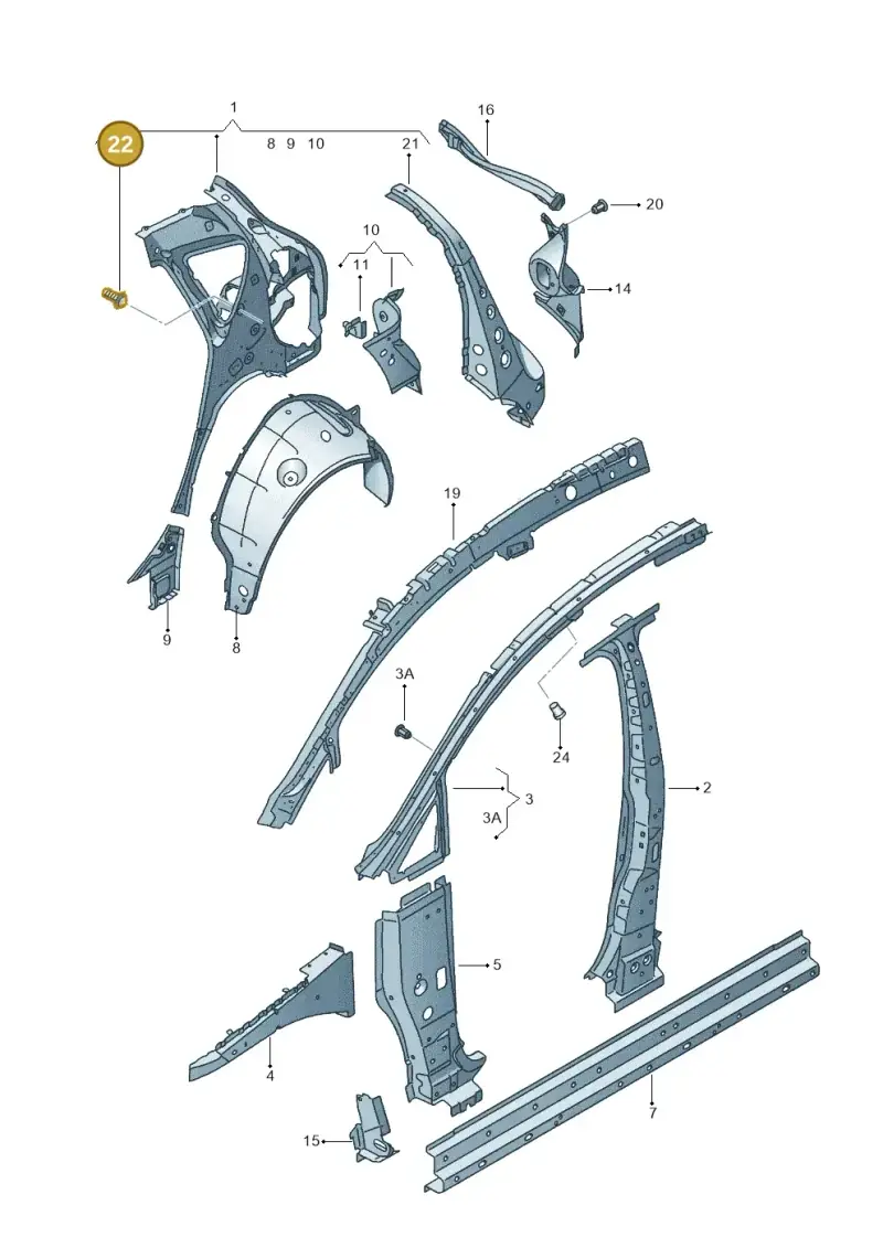 1J0971240C — SEAT ALTEA                  07> (2006-) diagram 418809000, position 22