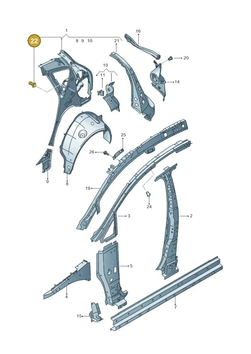 1J0971240C — SEAT LEON                   06> (2005-) diagram 456809000, position 22