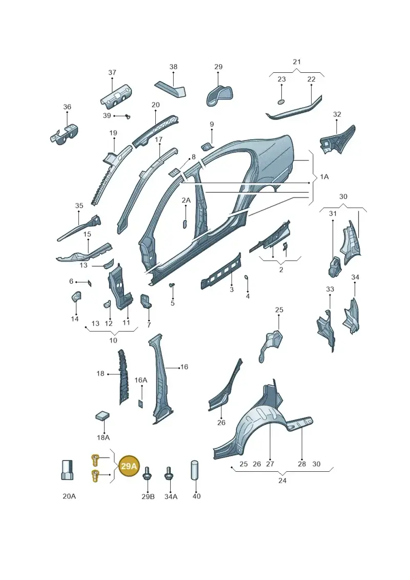 1J0971240C — Skoda OCTAVIA           "CN."07> (2007-) diagram 617809300, position 29A