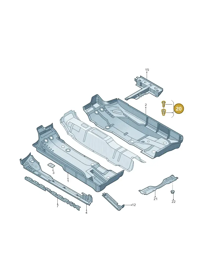 1J0971240C — Skoda Fabia Jingrui (2008-2014) diagram 662803100, position 20