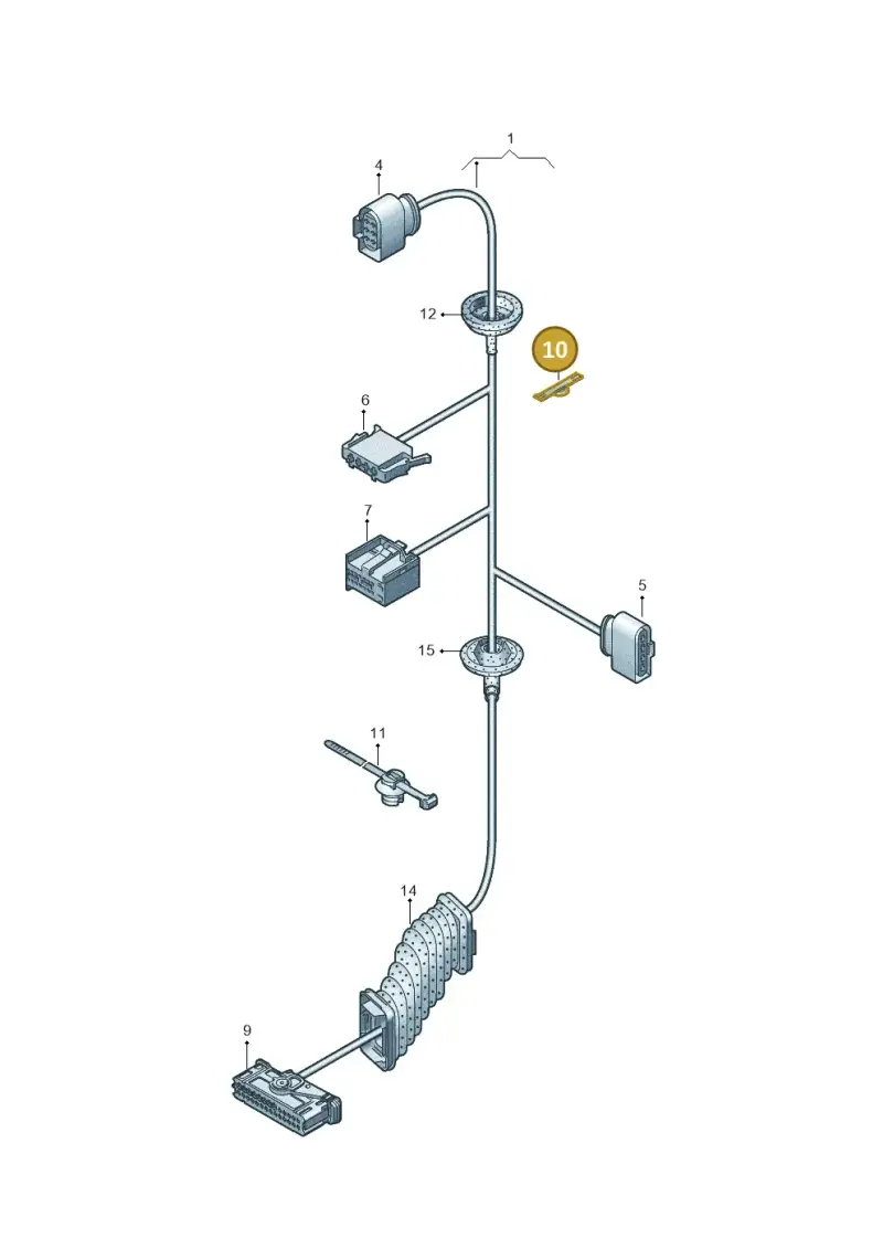 1J0971843A — Volkswagen Amarok (2022-) diagram 683972340, position 10