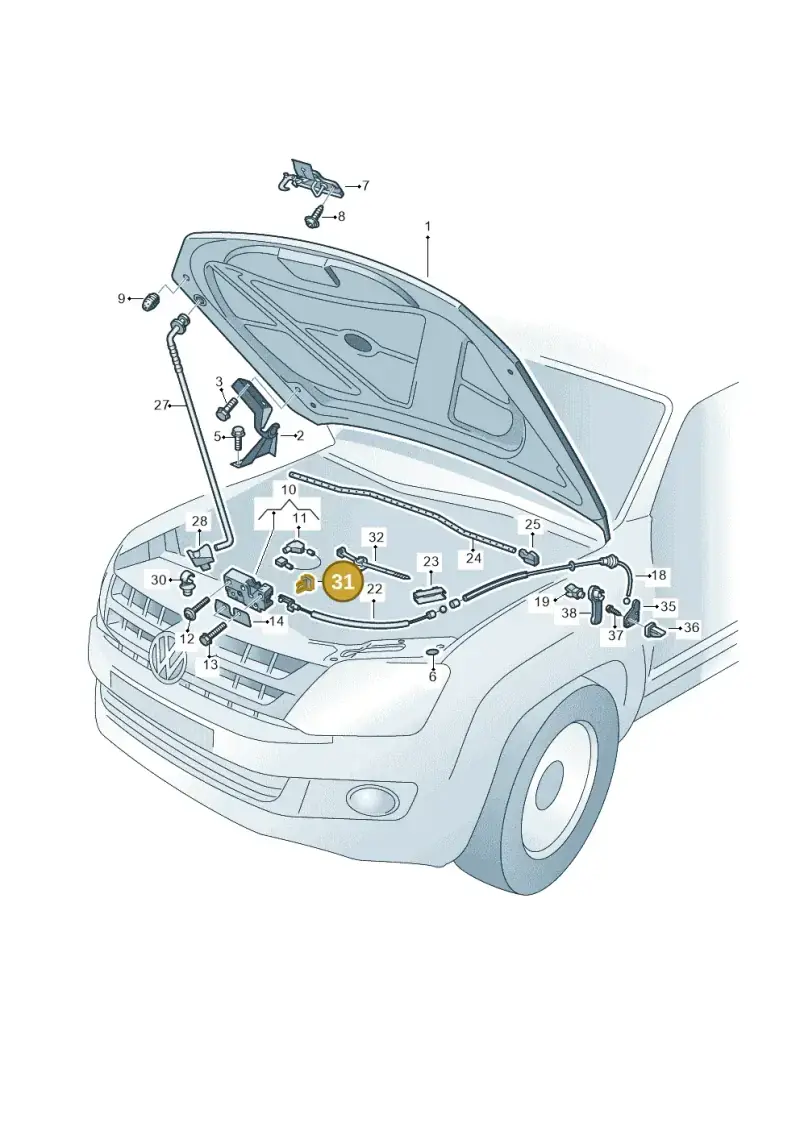 1J0971845A — Volkswagen Amarok twin cab (2022-) diagram 749823000, position 31