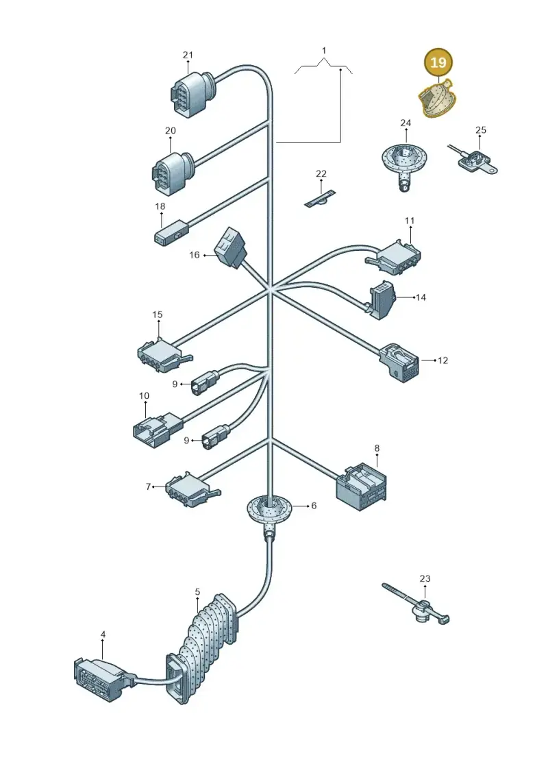 1J0971903 — Volkswagen Amarok twin cab (2022-) diagram 683972330, position 19