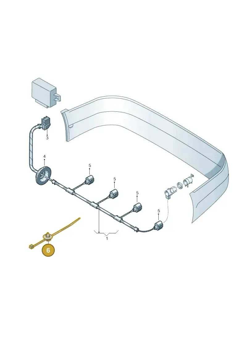1J0971930K — Volkswagen Polo (2010-2015) diagram 203972320, position 6