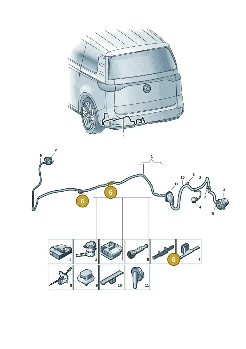 1J0971930K — Volkswagen ID.Buzz (2022-) diagram 15a972950, position 6