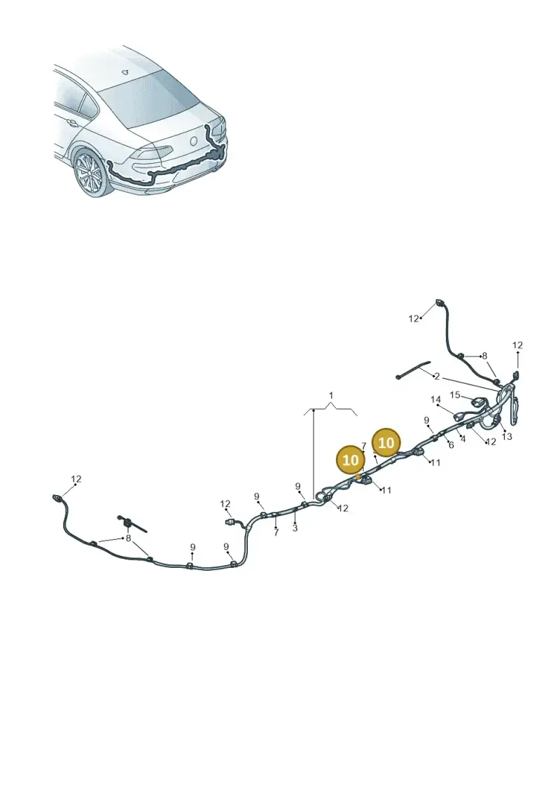 1J0971939C — Volkswagen Passat saloon (2014-2024) diagram 793972900, position 10