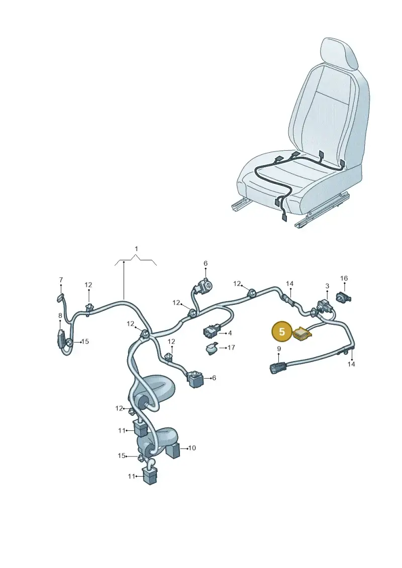 1J0971974 — Volkswagen E-Crafter 35 (2018-2024) diagram 806972280, position 5