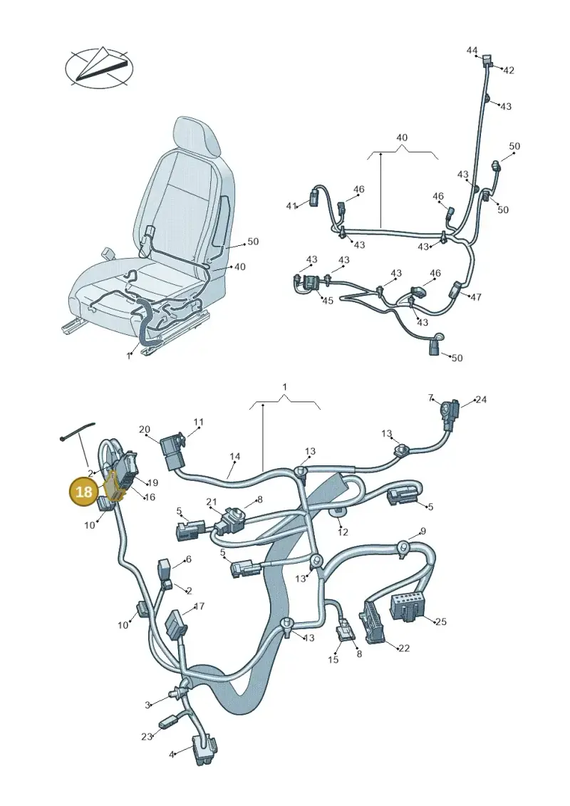 1J0972723 — Volkswagen Amarok twin cab (2022-) diagram 793972270, position 18