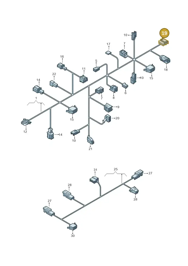 1J0972726 — Volkswagen Touareg                08> (2007-) diagram 274972280, position 19