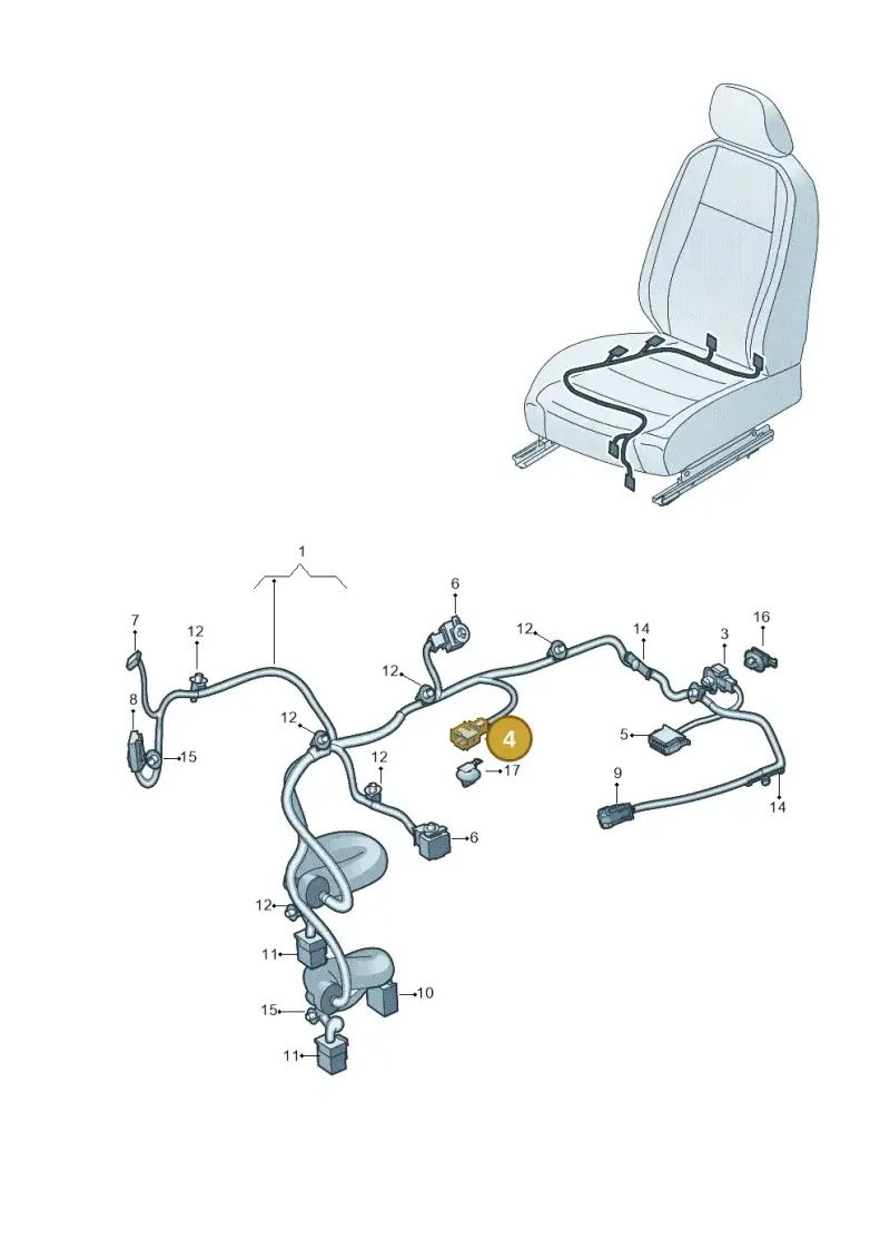 1J0972732 — Volkswagen E-Crafter 35 (2018-2024) diagram 806972280, position 4