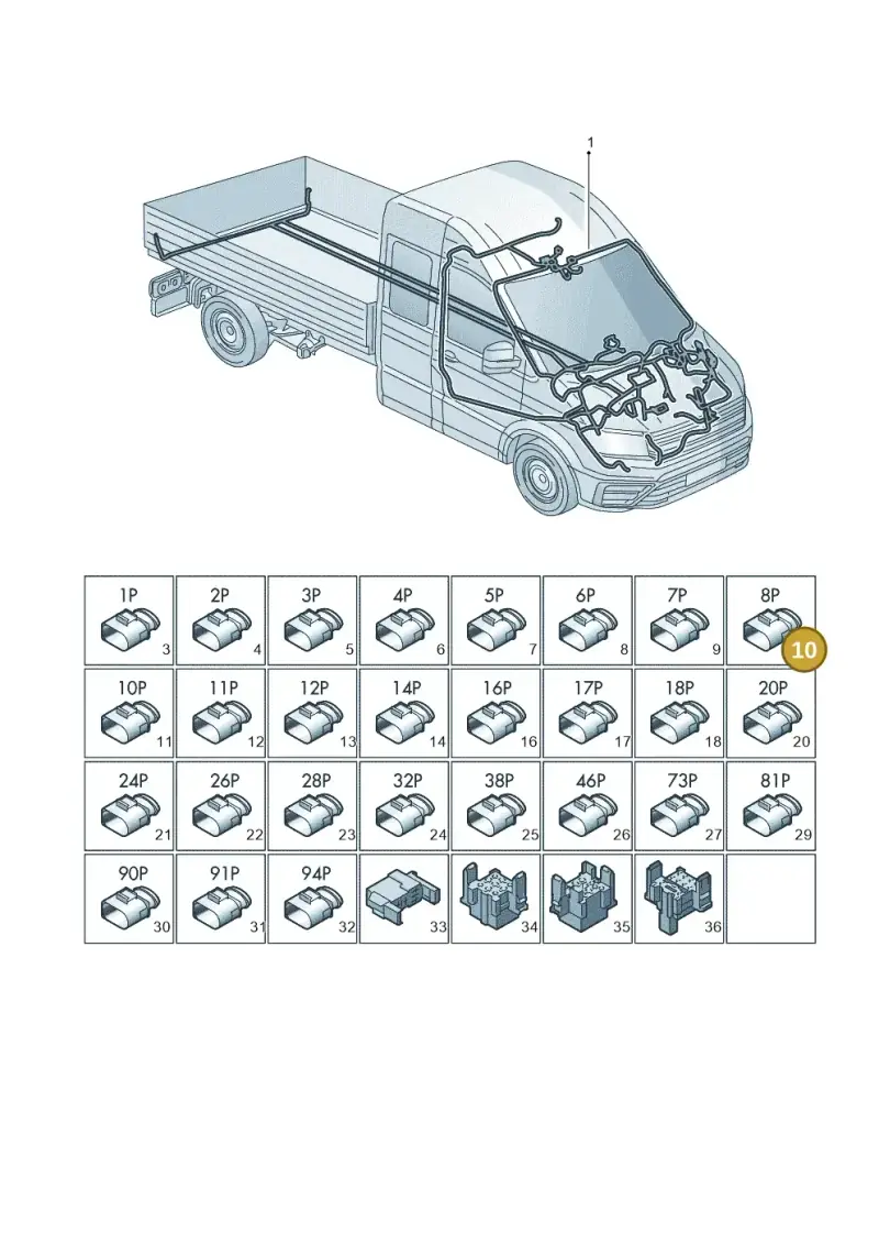 1J0972784 — Volkswagen MAN TGE 35 (2016-2021) diagram 807971080, position 10