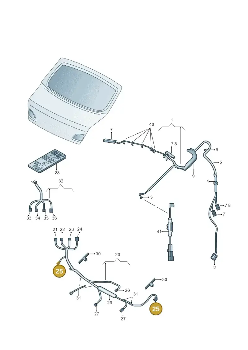 1J0972924 — Skoda Superb (2013-2015) diagram 632972500, position 25