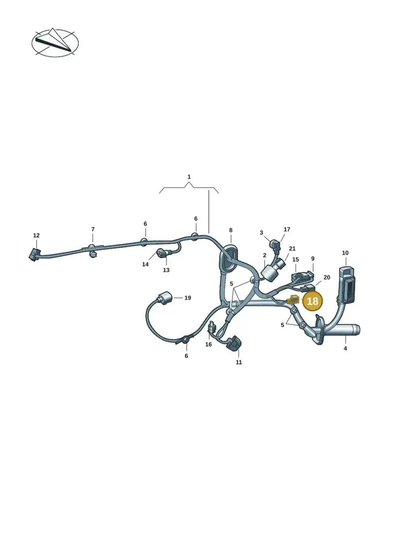 1J0973332A — Volkswagen Multivan (2021-) diagram 7t0972300, position 18
