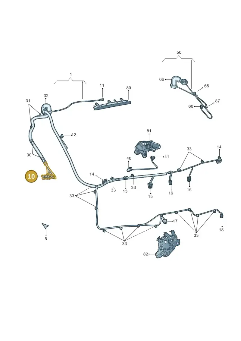 1J0973333M — Skoda Superb (2013-2015) diagram 632972550, position 10