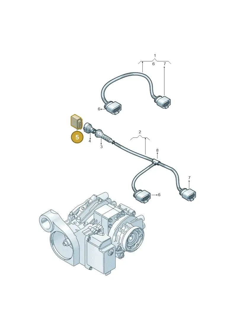 1J0973705 — Volkswagen Transport. multivan (2019-2024) diagram 410972840, position 5