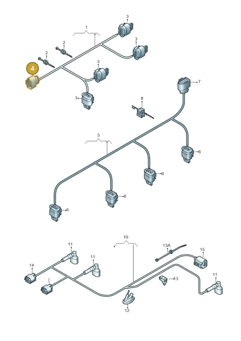 1J0973713 — Volkswagen Amarok twin cab (2022-) diagram 683971900, position 4