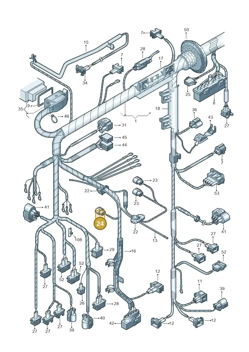 1J0973775A — SEAT Alhambra (2006-2010) diagram 162971760, position 24